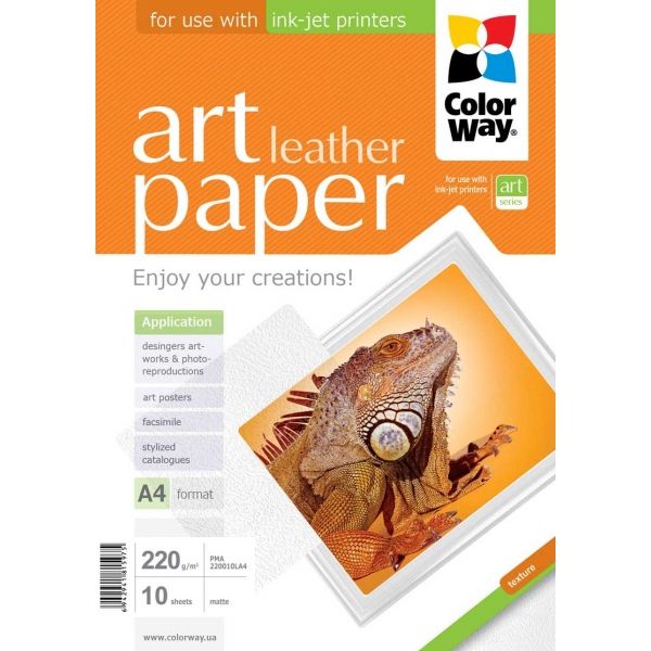 Fotopapier - A4 / 220g - matný, textúra koža, 10 ks v balení