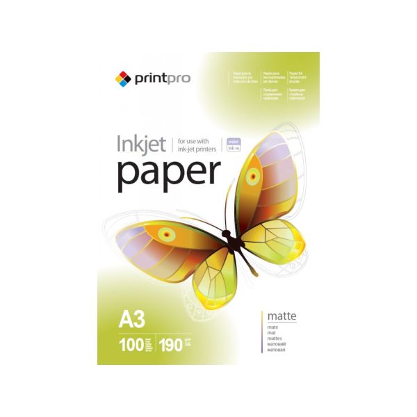 Fotopapier - A3 / 190g - matný, 100 ks v balení