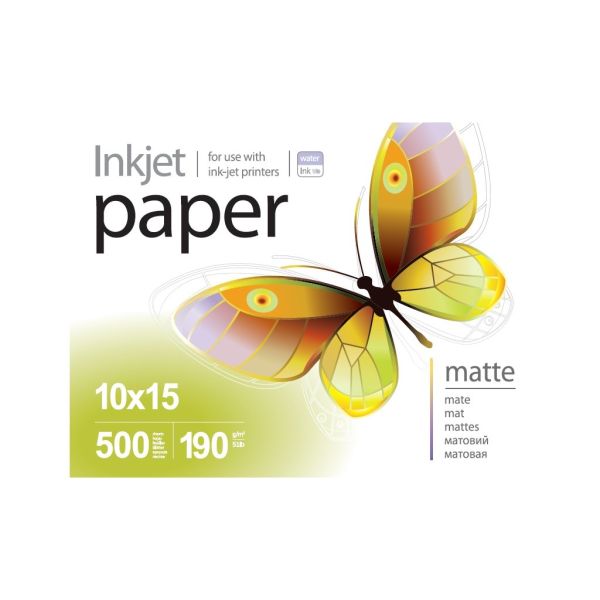 Fotopapier - 10 x 15 cm / 190g - matný, 500 ks v balení