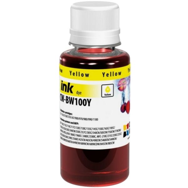 Atrament pre kazetu Brother LC1240Y, dye, žltá (yellow)