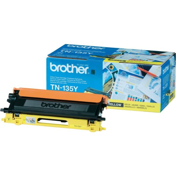 Toner Brother TN-135, TN135, žltá (yellow), originál