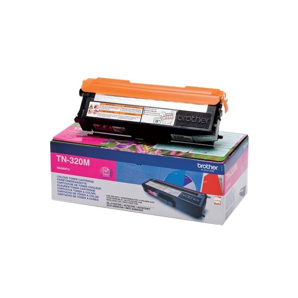 Toner Brother TN-320, TN320, purpurová (magenta), originál