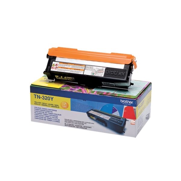 Toner Brother TN-320, TN320, žltá (yellow), originál