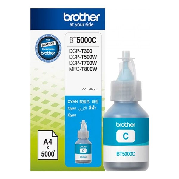 Cartridge Brother BT5000C, azúrová (cyan), originál