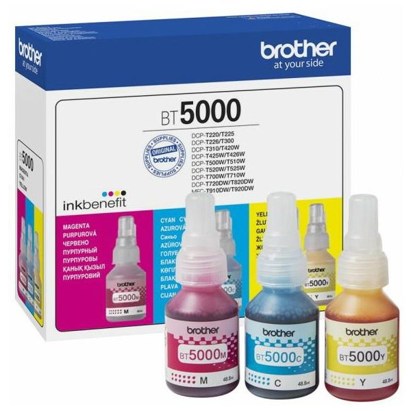 Cartridge Brother BT5000CL VAL, farebná (tricolor), originál