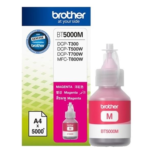 Cartridge Brother BT5000M, purpurová (magenta), originál