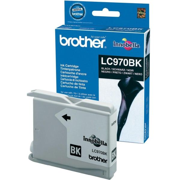 Cartridge Brother LC970BK, čierna (black), originál