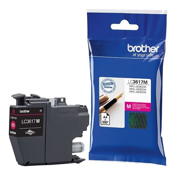 Cartridge Brother LC3617M, purpurová (magenta), originál