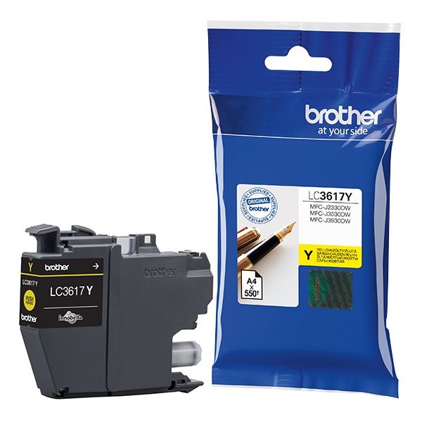Cartridge Brother LC3617Y, žltá (yellow), originál