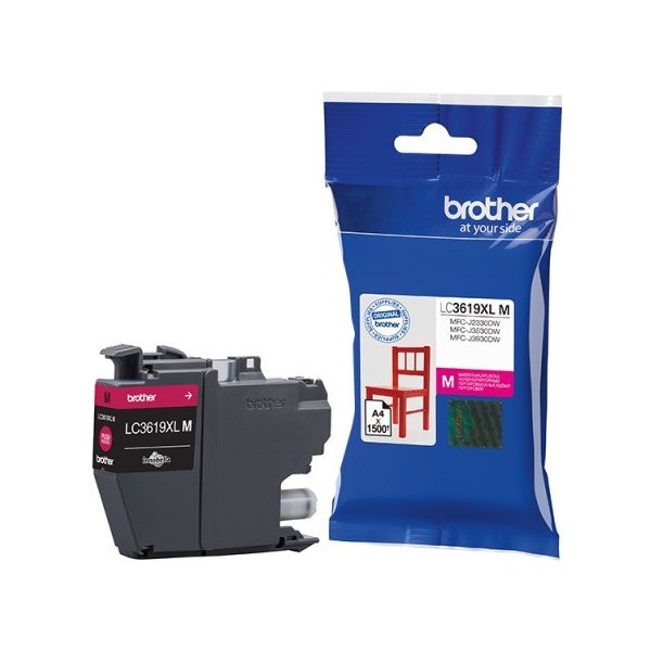 Cartridge Brother LC3619XLM, purpurová (magenta), originál
