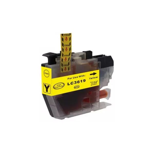 Cartridge Brother LC3619XLY, žltá (yellow), alternatívny