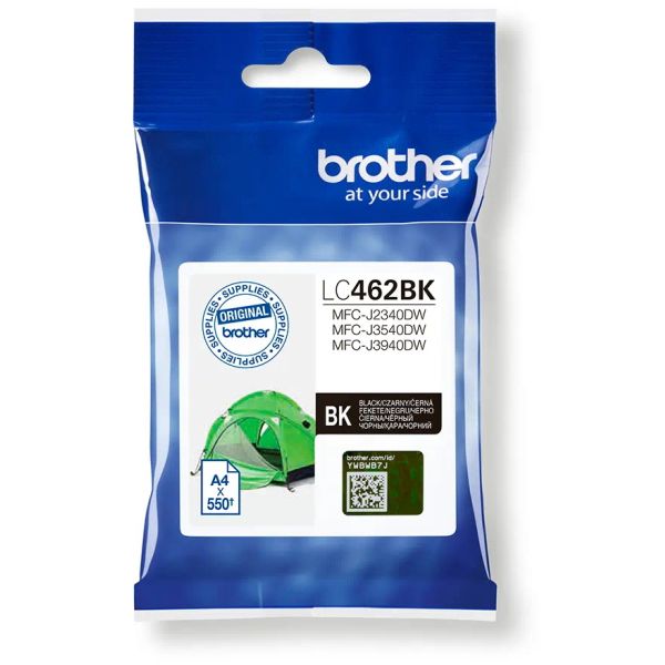 Cartridge Brother LC462BK, čierna (black), originál