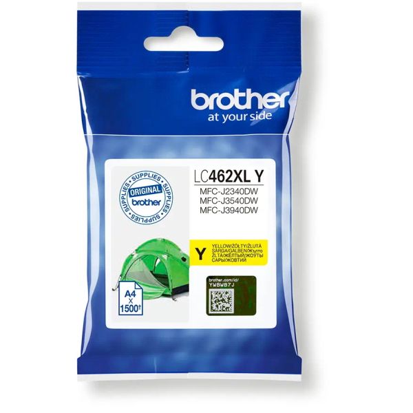 Cartridge Brother LC462XLY, žltá (yellow), originál