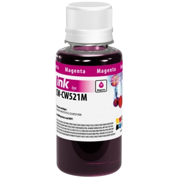 Atrament pre kazetu Canon CL-541M, dye, purpurová (magenta)