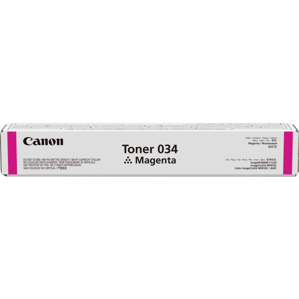 Toner Canon 034 M, CRG-034 M, 9452B001, purpurová (magenta), originál