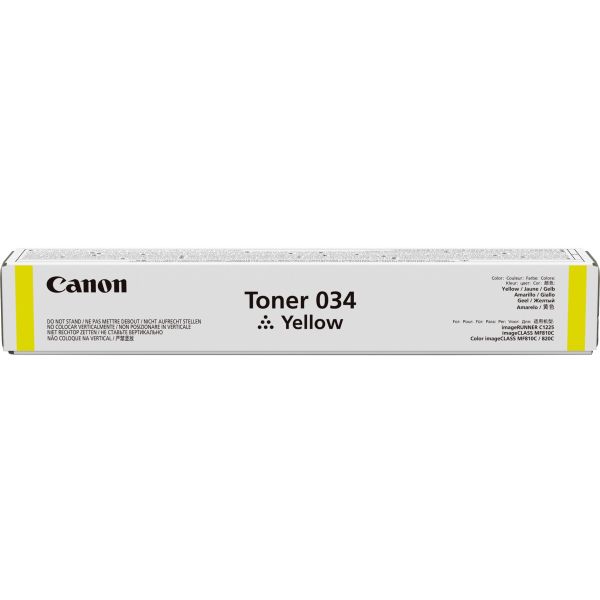Toner Canon 034 Y, CRG-034 Y, 9451B001, žltá (yellow), originál