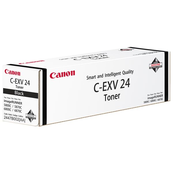 Toner Canon C-EXV24 BK, 2447B002, čierna (black), originál