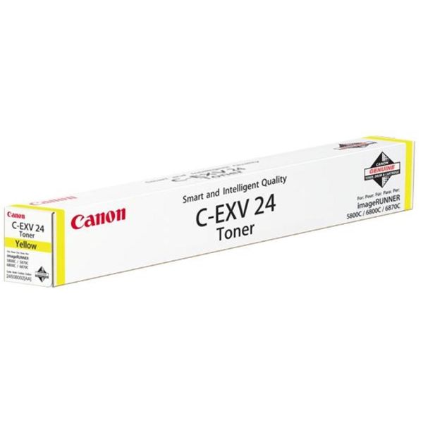 Toner Canon C-EXV24 Y, 2450B002, žltá (yellow), originál