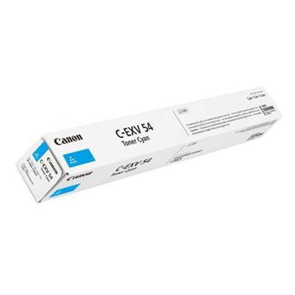 Toner Canon C-EXV54 C, 1395C002, azúrová (cyan), originál