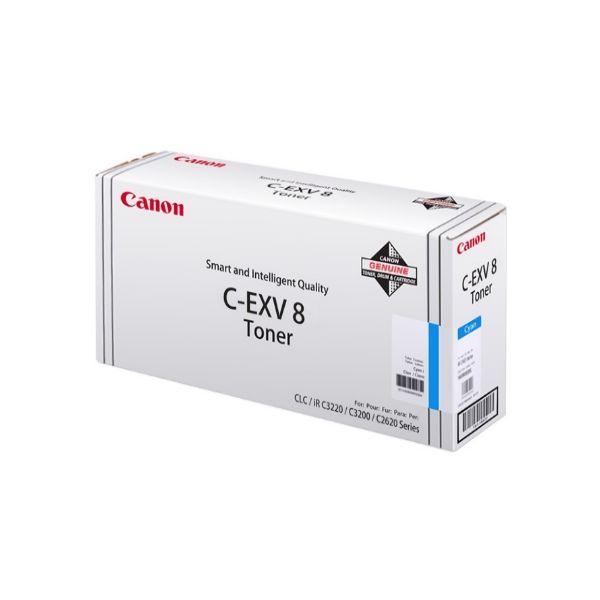 Toner Canon C-EXV8, azúrová (cyan), originál