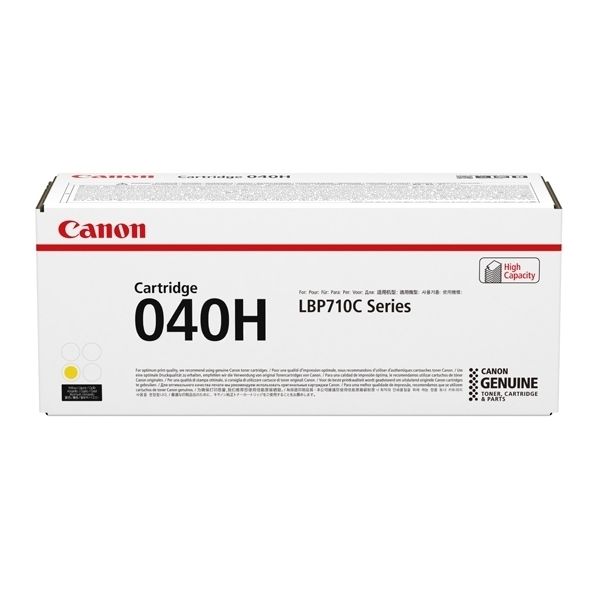 Toner Canon 040H Y, CRG-040H Y, 0457C001, žltá (yellow), originál