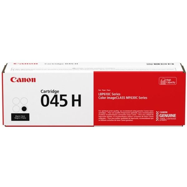Toner Canon 045H BK, CRG-045H BK, 1246C002, čierna (black), originál