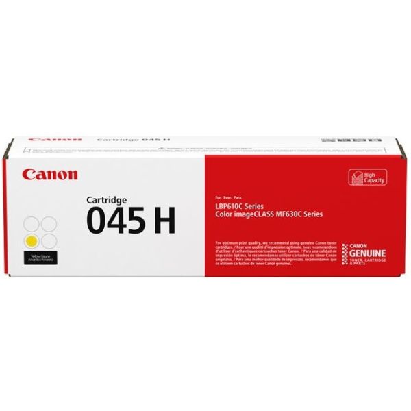 Toner Canon 045H Y, CRG-045H Y, 1243C002, žltá (yellow), originál