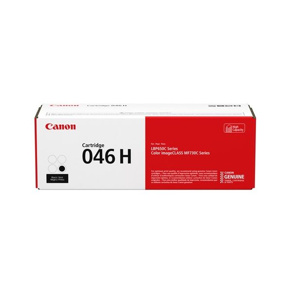 Toner Canon 046H BK, CRG-046H BK, 1254C002, čierna (black), originál