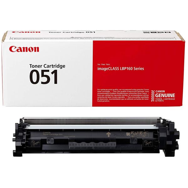 Toner Canon 051 BK, CRG-051 BK, 2168C002, čierna (black), originál