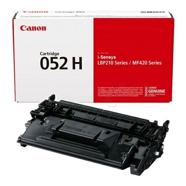 Toner Canon 052 H BK, CRG-052 H BK, 2200C002, čierna (black), originál