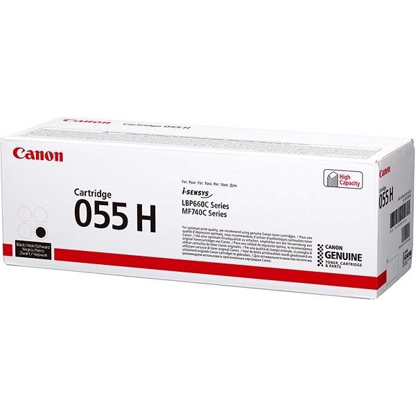 Toner Canon 055H BK, CRG-055 H BK, 3020C002, čierna (black), originál