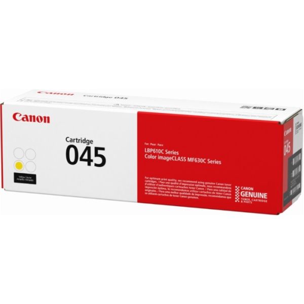 Toner Canon 045 Y, CRG-045 Y, 1239C002, žltá (yellow), originál