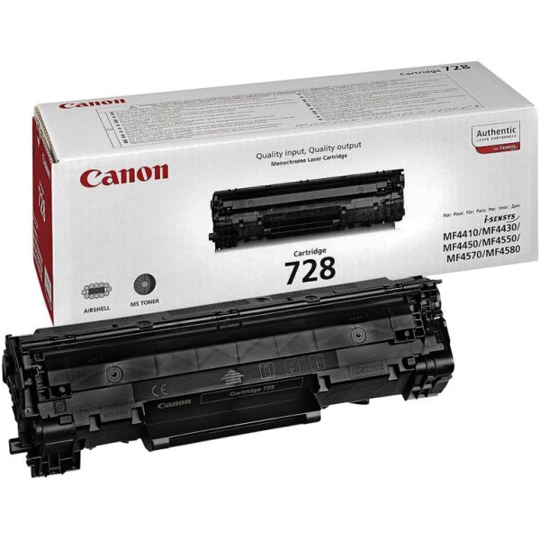 Toner Canon 728, CRG-728, čierna (black), originál