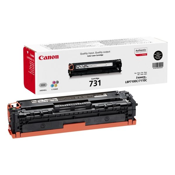 Toner Canon 731, CRG-731, čierna (black), originál
