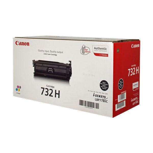Toner Canon 732H, CRG-732H, čierna (black), originál