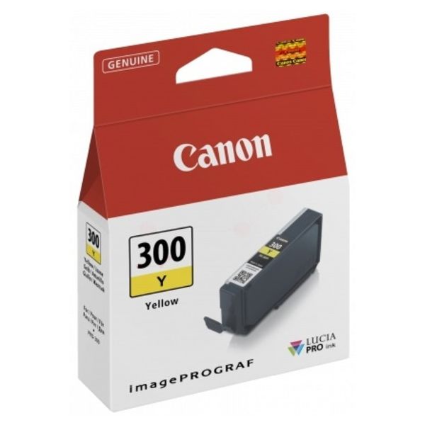 Cartridge Canon PFI-300Y, 4196C001, žltá (yellow), originál