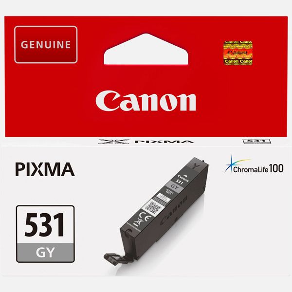 Cartridge Canon CLI-531 GY, 6122C001, sivá (gray), originál