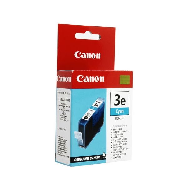 Cartridge Canon BCI-3eC, azúrová (cyan), originál