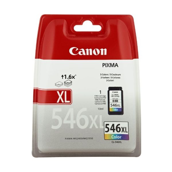 Cartridge Canon CL-546 XL, farebná (tricolor), originál