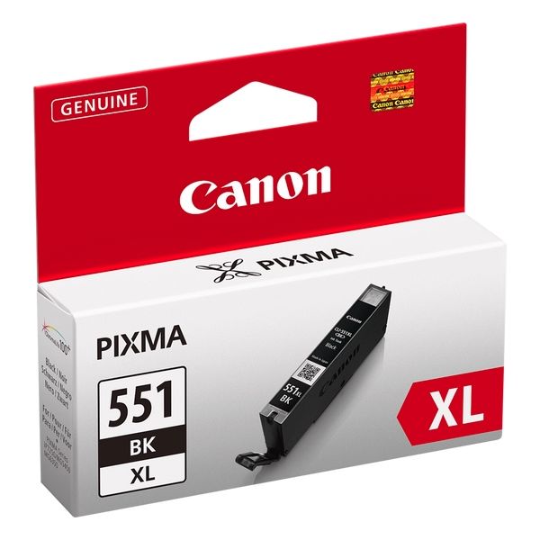 Cartridge Canon CLI-551BK XL, 6443B001, čierna (black), originál