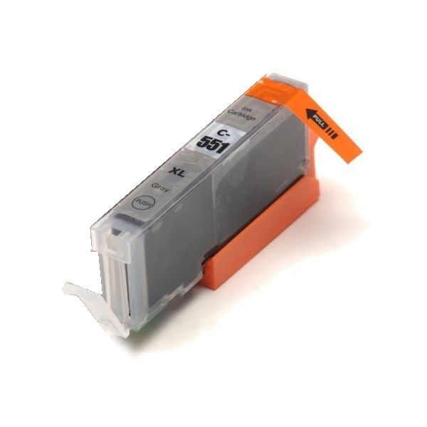 Cartridge Canon CLI-551GY XL, 6447B001, sivá (gray), alternatívny