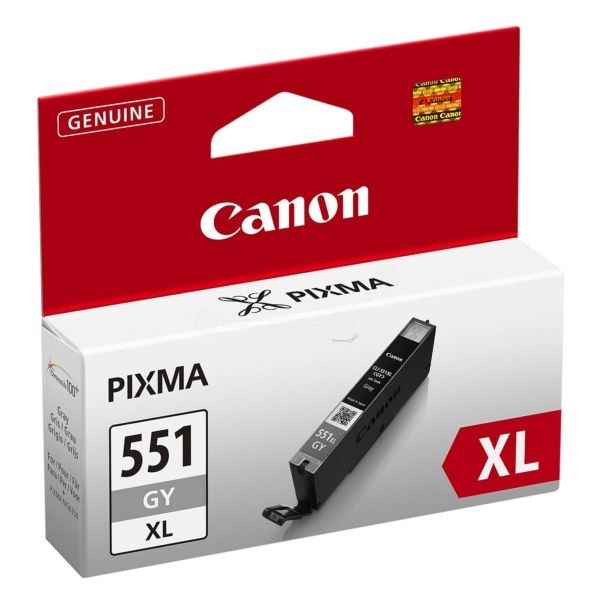 Cartridge Canon CLI-551GY XL, 6447B001, sivá (gray), originál