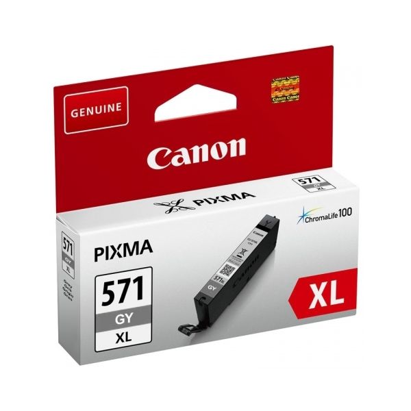 Cartridge Canon CLI-571GY XL, 0335C001, sivá (gray), originál