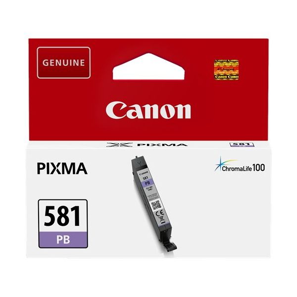 Cartridge Canon CLI-581PB, 2107C001, fotografická modrá (blue), originál