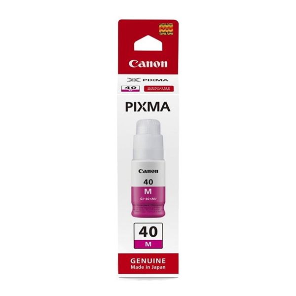 Cartridge Canon GI-40 M, 3401C001, purpurová (magenta), originál