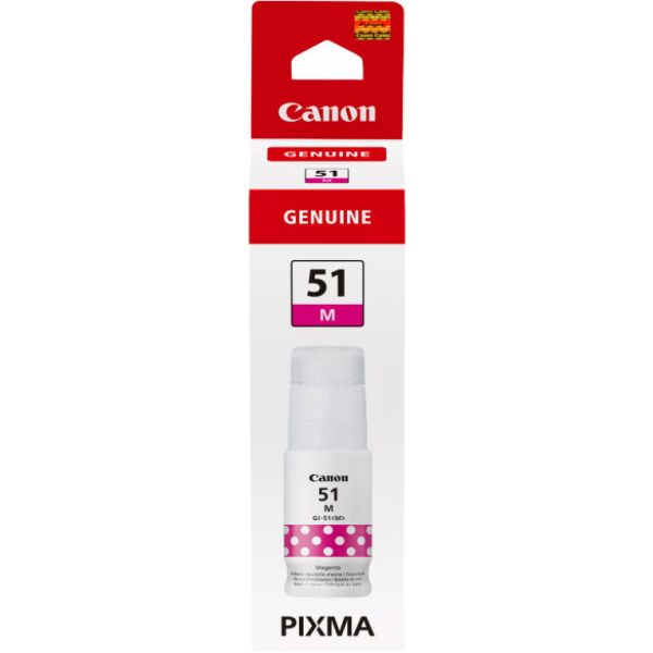 Cartridge Canon GI-51 M, 4547C001, purpurová (magenta), originál