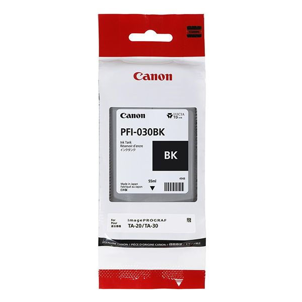 Cartridge Canon PFI-030BK, 3489C001, čierna (black), originál