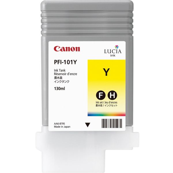 Cartridge Canon PFI-101Y, žltá (yellow), originál