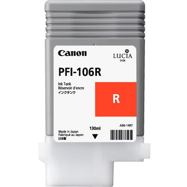 Cartridge Canon PFI-106R, červená (red), originál