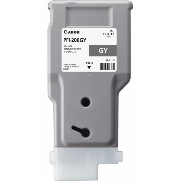 Cartridge Canon PFI-206GY, sivá (gray), originál